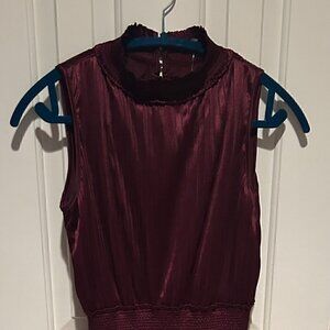Nanette by Nanette Lepore Maroon Party Dress, Size 4 – Elegant